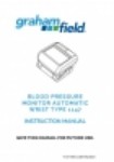 Instruction Manual - Advanced Wrist Blood Pressure Monitor